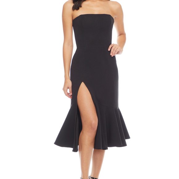 Dress the Population Dresses & Skirts - DRESS THE POPULATION Madison Black Strapless Dress Small 4